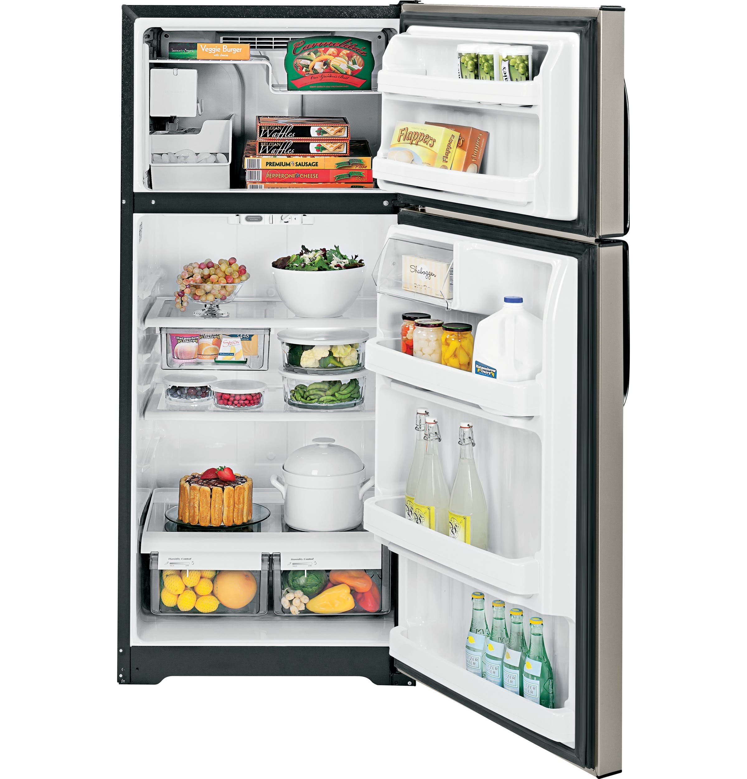 GE GTJ18GCDSA 18.1 cu. ft. Top Mount Refrigerator