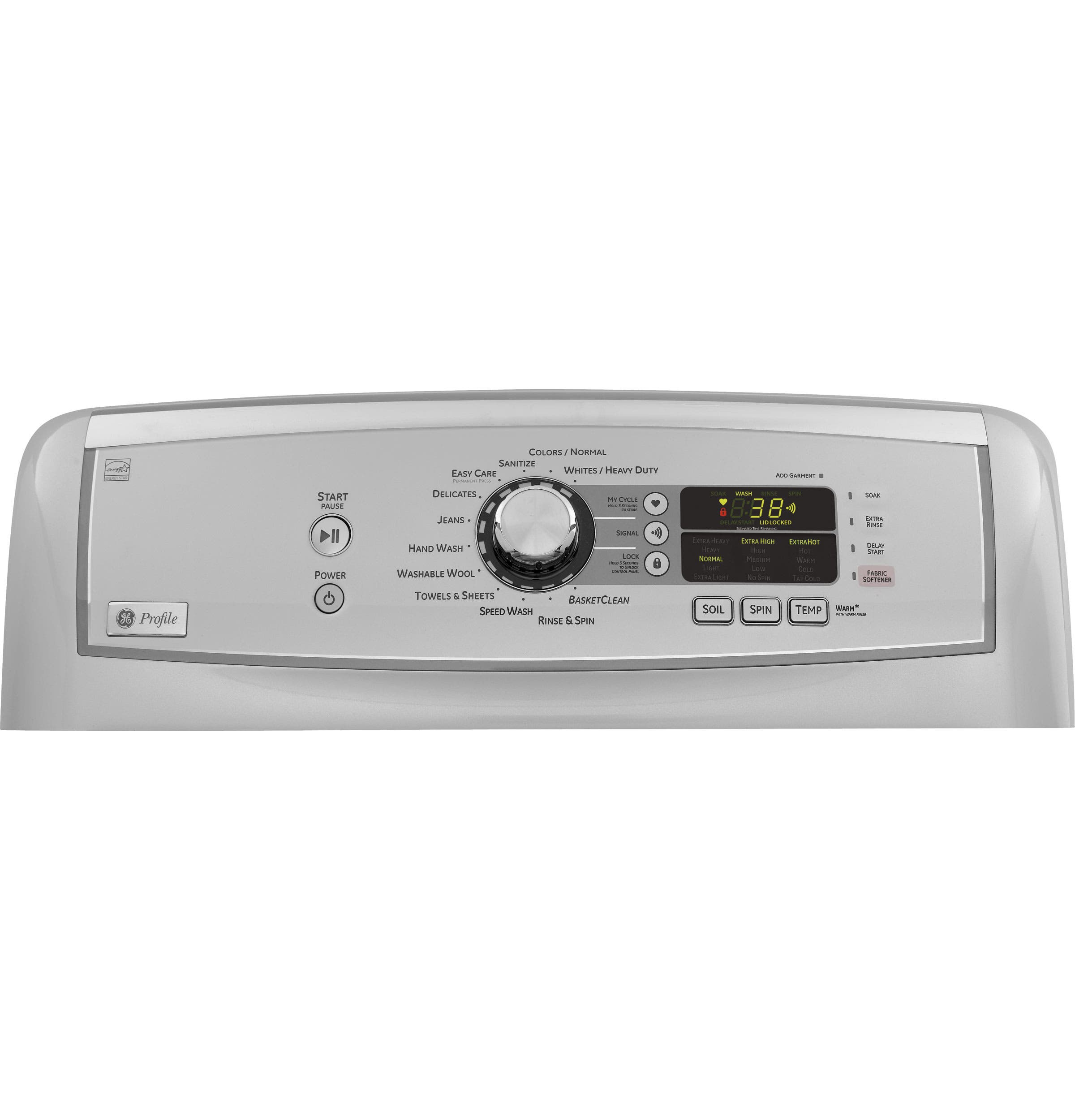 GE PTWN8055MMS Metallic Silver