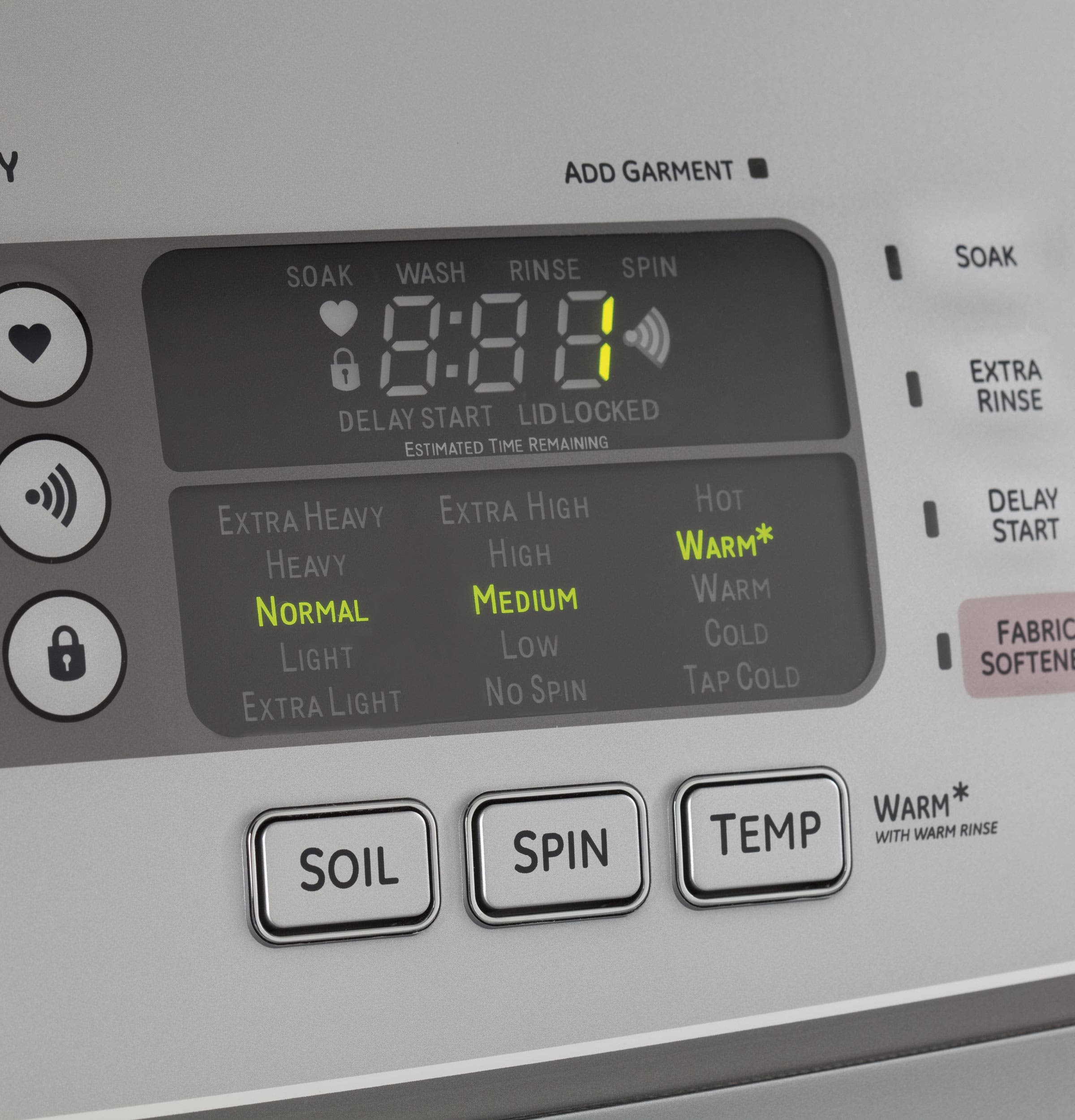 GE PTWN8055MMS Metallic Silver