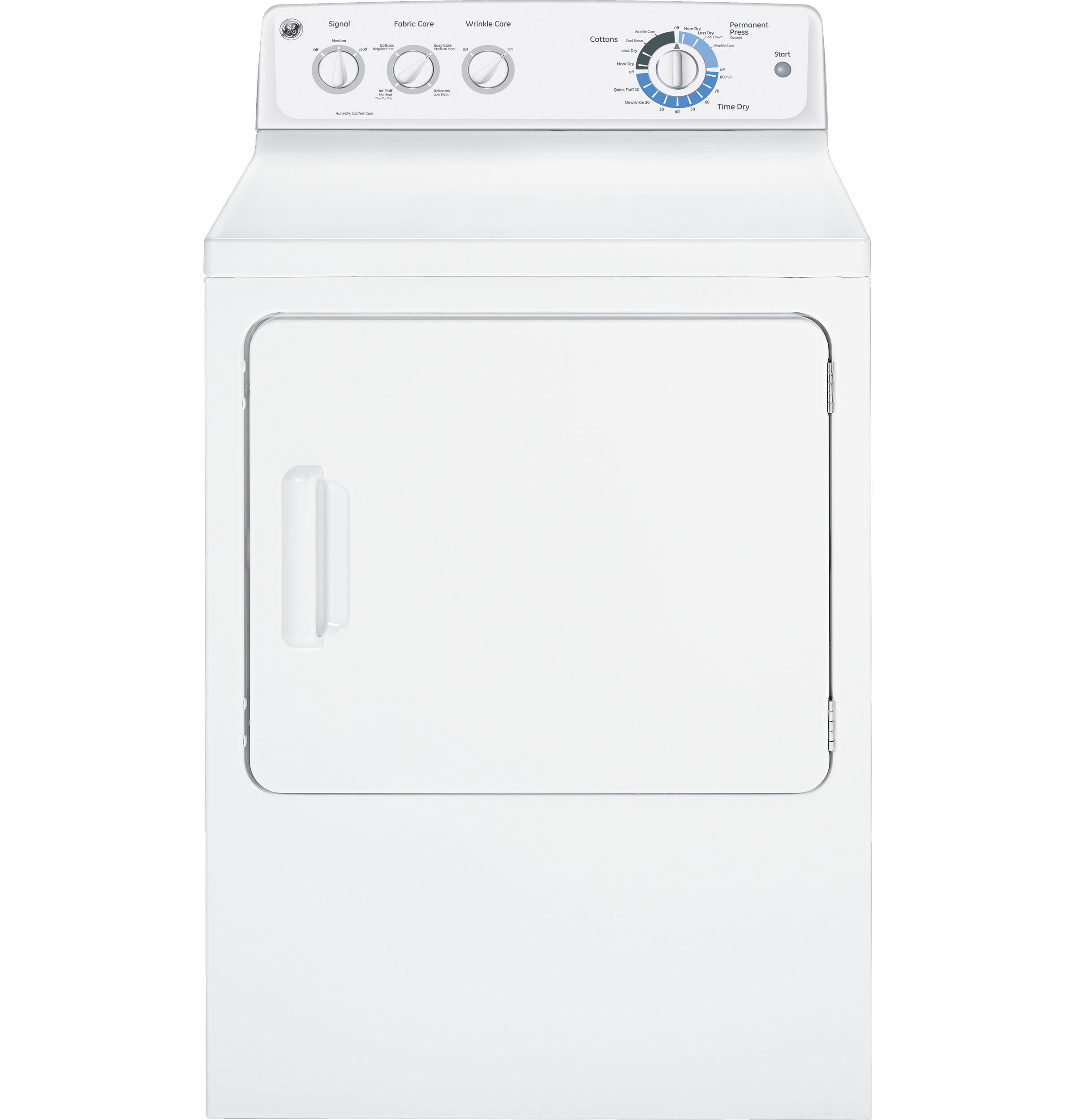 GE GTDL210GDWW White