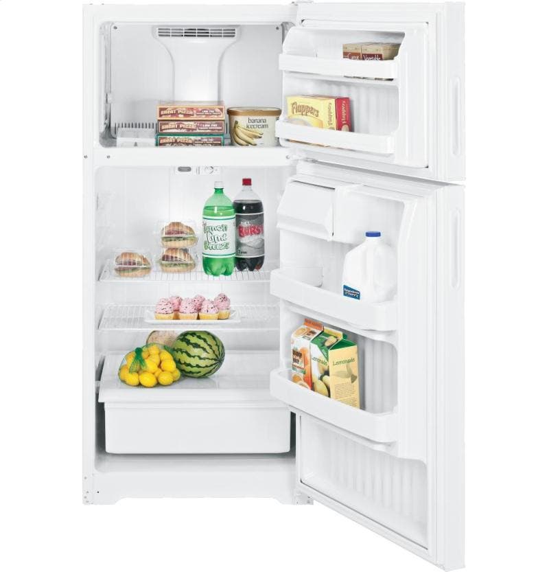 Hotpoint HTN16ABXWW 15.6 cu. ft. Top-Freezer Refrigerator