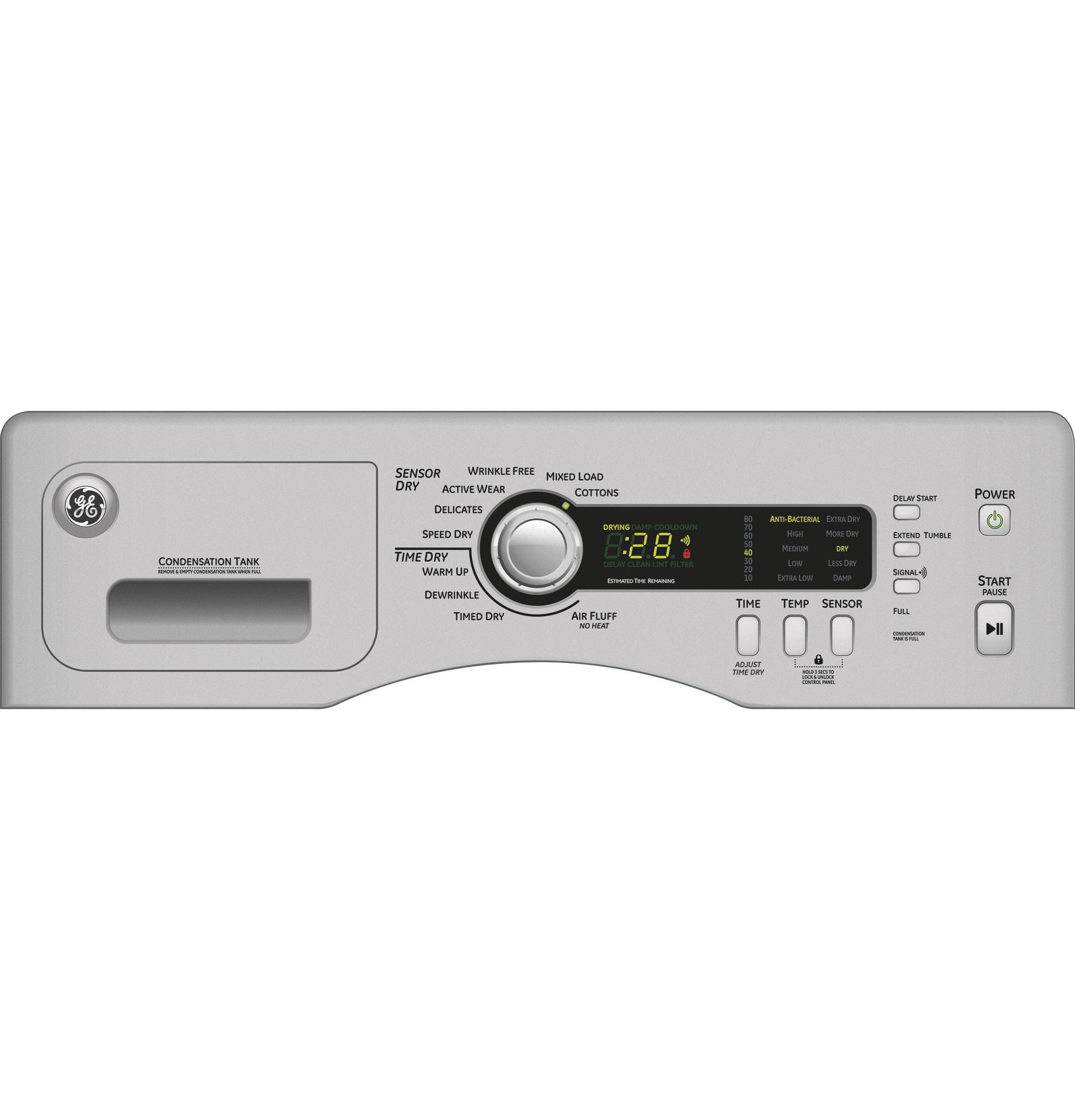 GE DCCH485EKMS Metallic Silver
