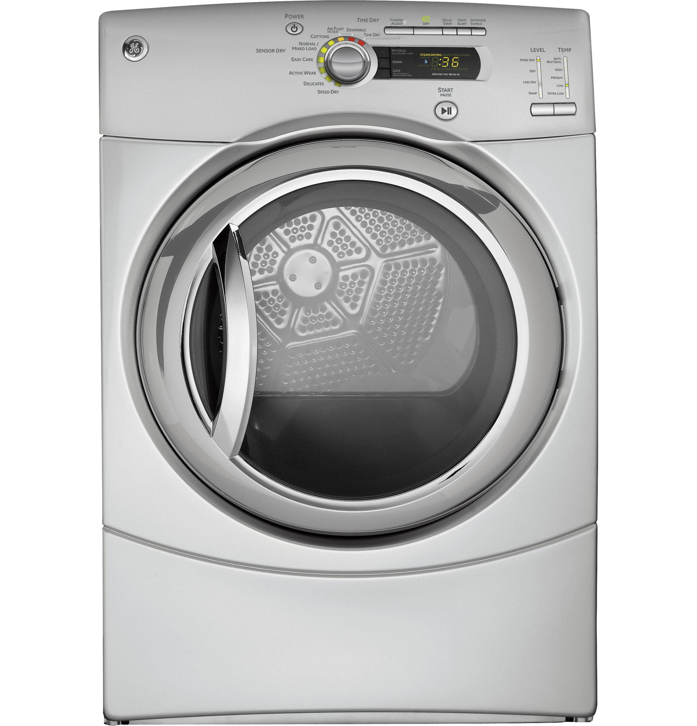 GE GFDN245ELMS Metallic Silver