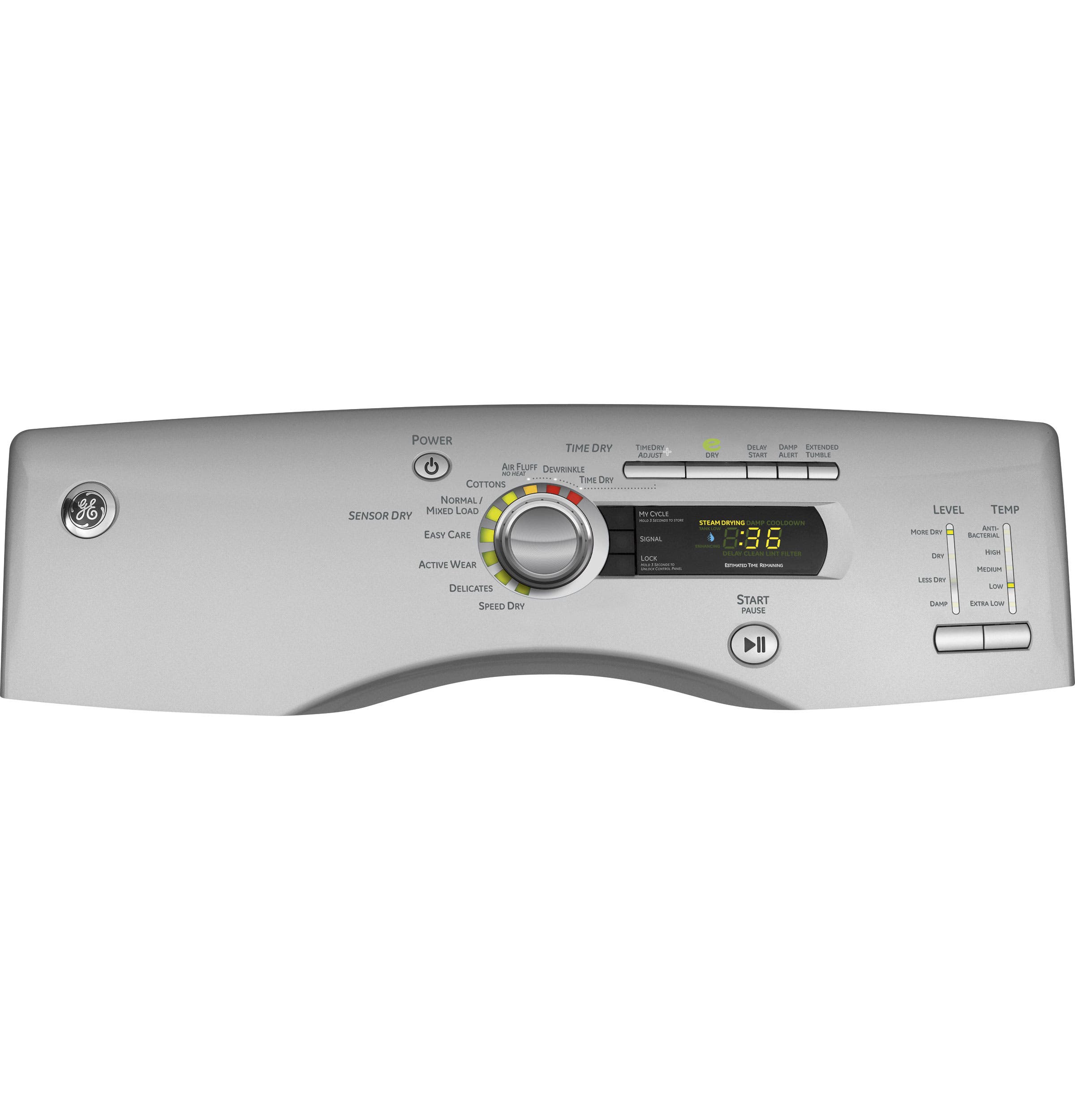 GE GFDN245ELMS Metallic Silver