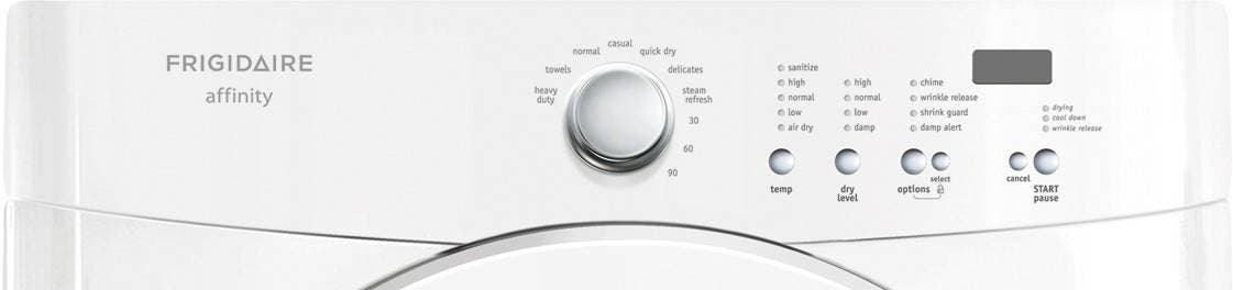 Frigidaire FASE7021NW 27" Front-Load Electric Dryer