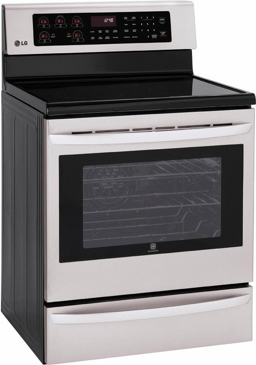 LG LRE3025ST 30" Freestanding Smoothtop Electric Range