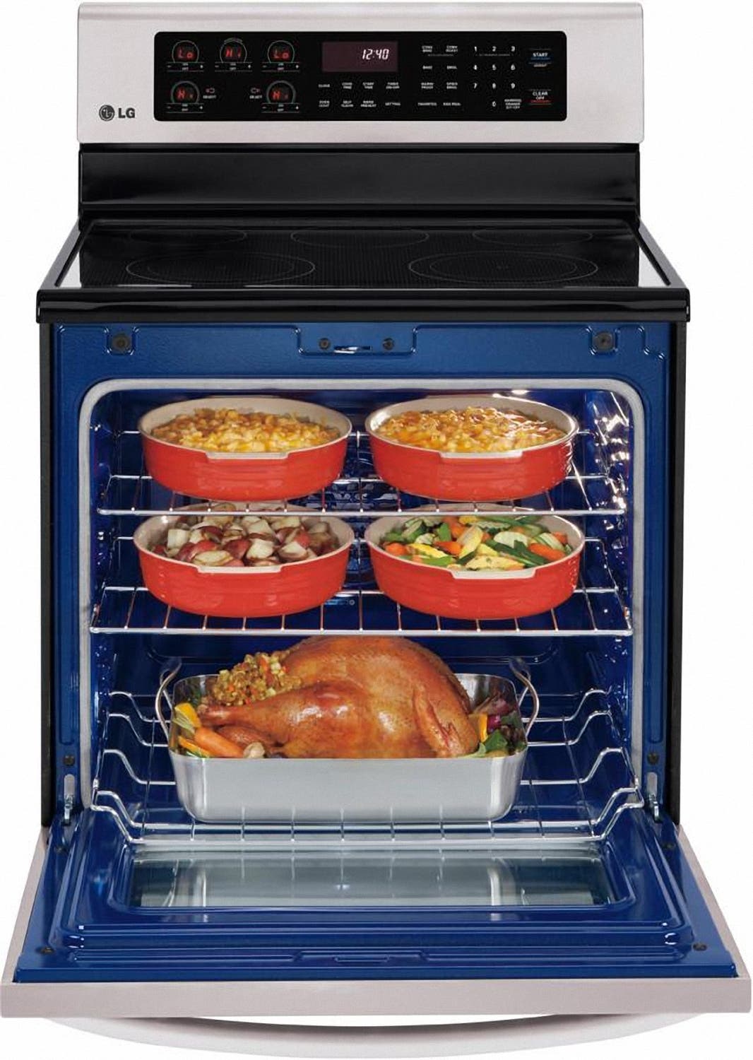 LG LRE3025ST 30" Freestanding Smoothtop Electric Range