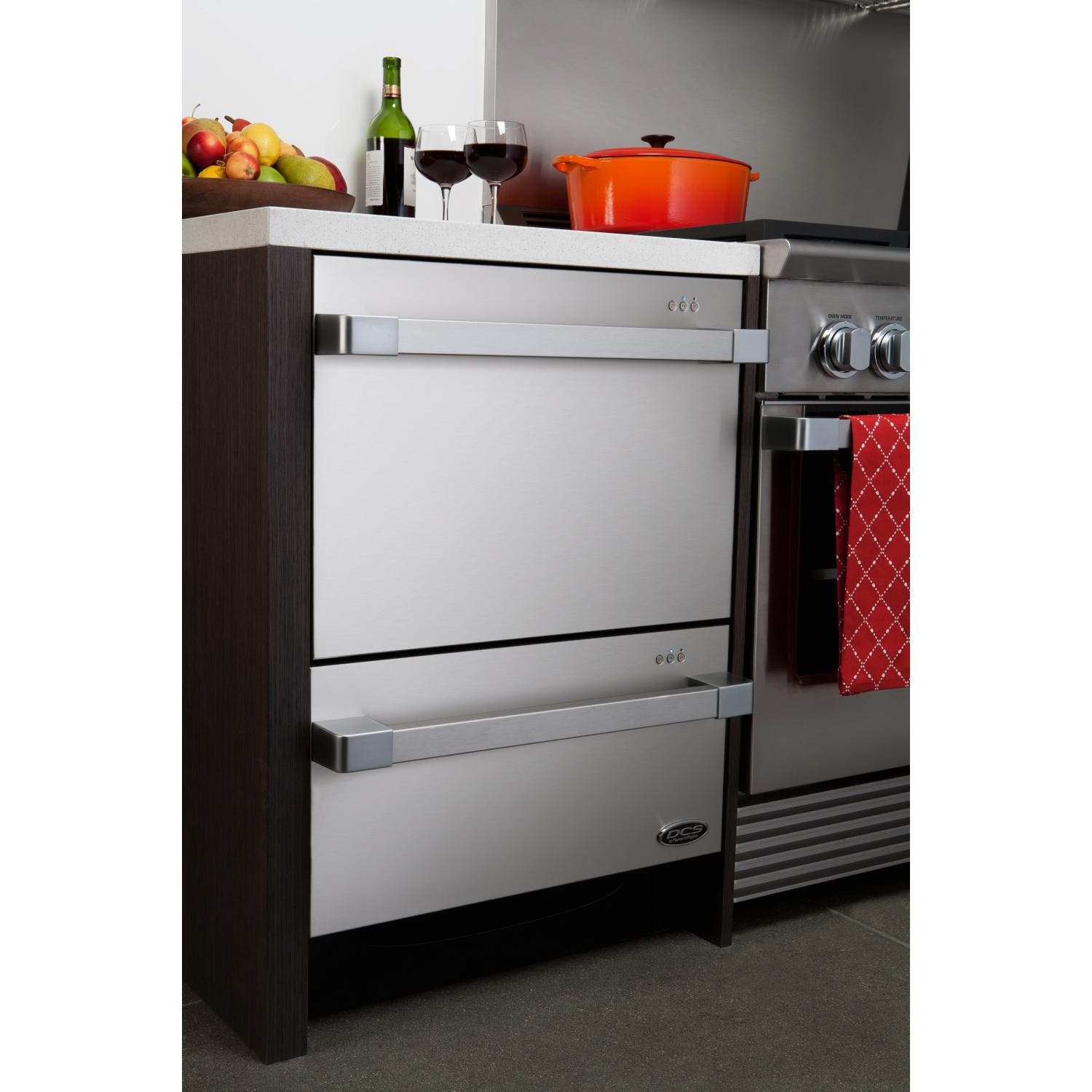 Fisher Paykel DD24DUT7 Stainless Steel with Square Handle