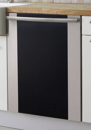 Asko 808929429 Black Glass and Stainless Door Panel