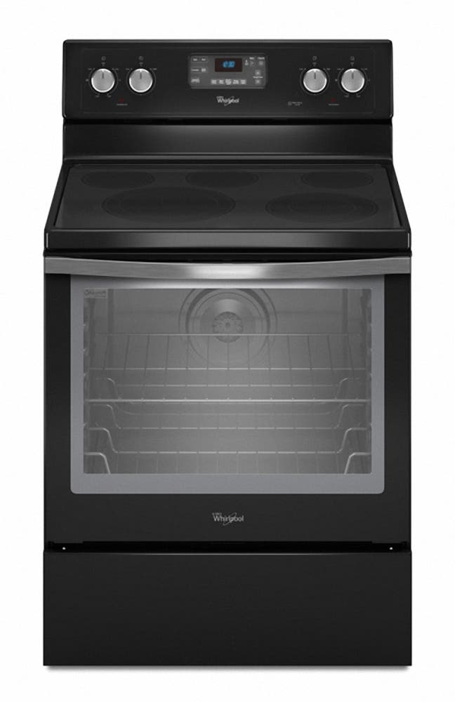 Whirlpool WFE540H0AE Black with Silver Handle