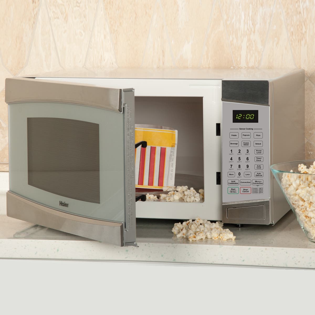 Haier HMC1685SESS 1.6 Cu. Ft. 1000 Watt Microwave