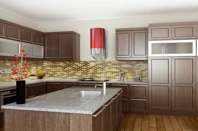 Best WM33I40R 16" Lipstick Wall-Mount Chimney Hood