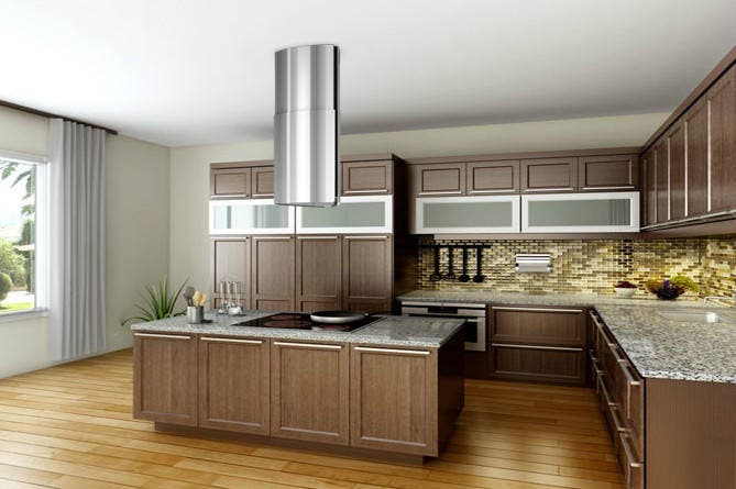 Best IM33I45SP 18" Gloss Island-Mount Range Hood