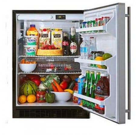 Marvel 6ARMWWOR White Cabinet, Requires Custom Panel