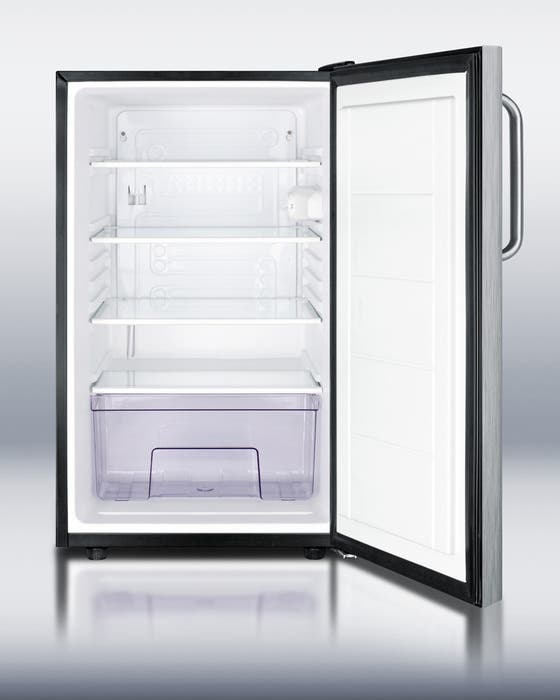 Summit FF521BLXBISSTB 20" wide built-in undercounter all-refrigerator