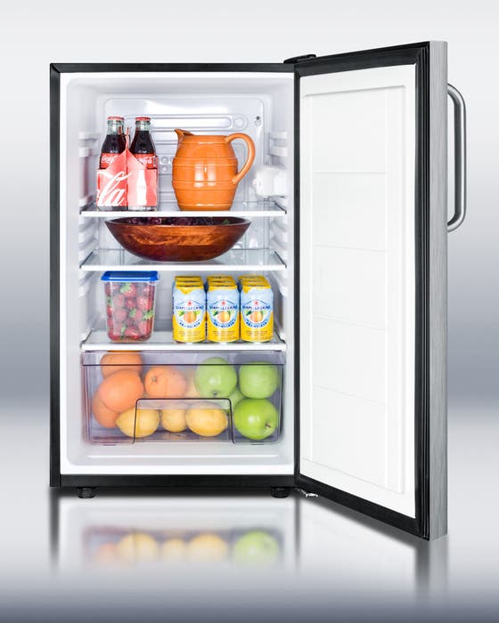 Summit FF521BLXSSTB 20" wide counter height all-refrigerator