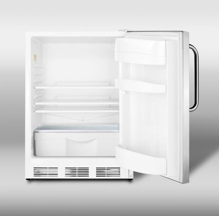 Summit FF67SSTBADA Commercially approved, ADA compliant all-refrigera...