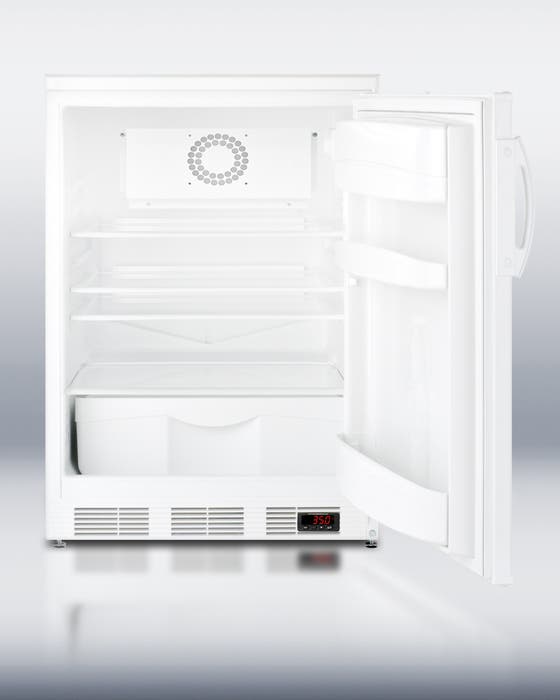 Summit FF6LBIMEDSC 24" 5.5 cu. ft. Lab Refrigerator for Built-In Use