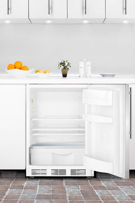 Summit FF6LBISSHVADA ADA compliant built-in undercounter all-refrigerat...