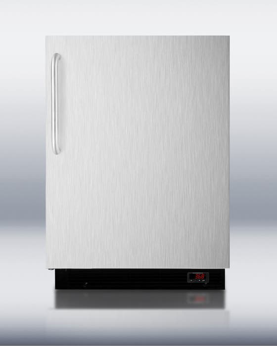 Summit BI605BFFCSS Built-in undercounter refrigerator-freezer