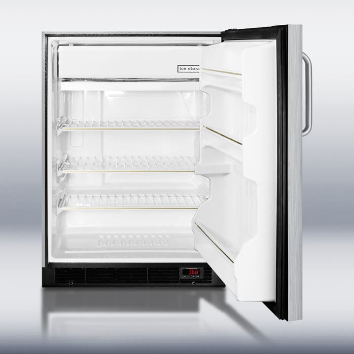 Summit BI605BFFCSS Built-in undercounter refrigerator-freezer