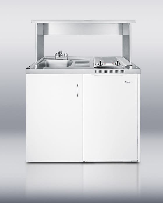 Summit C39AUTOGLASS 39 inch All-In-One Combination Kitchen