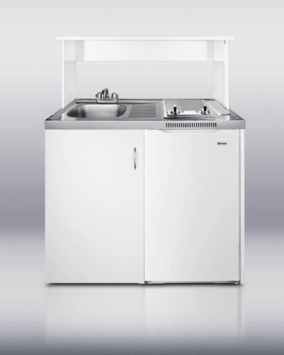 Summit C39AUTOGLASS 39 inch All-In-One Combination Kitchen