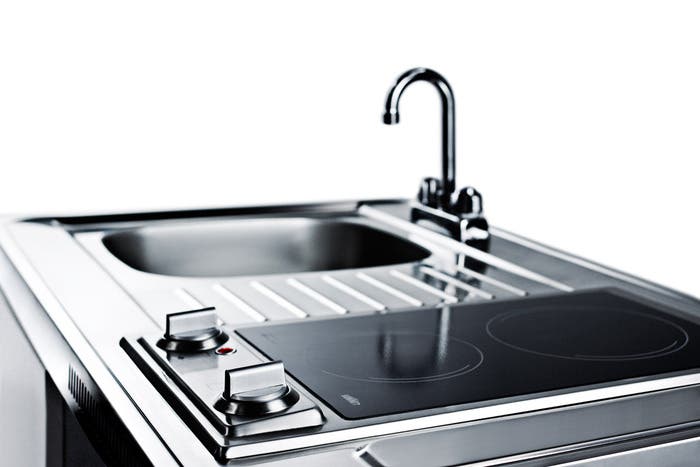 Summit C39AUTOGLASS 39 inch All-In-One Combination Kitchen