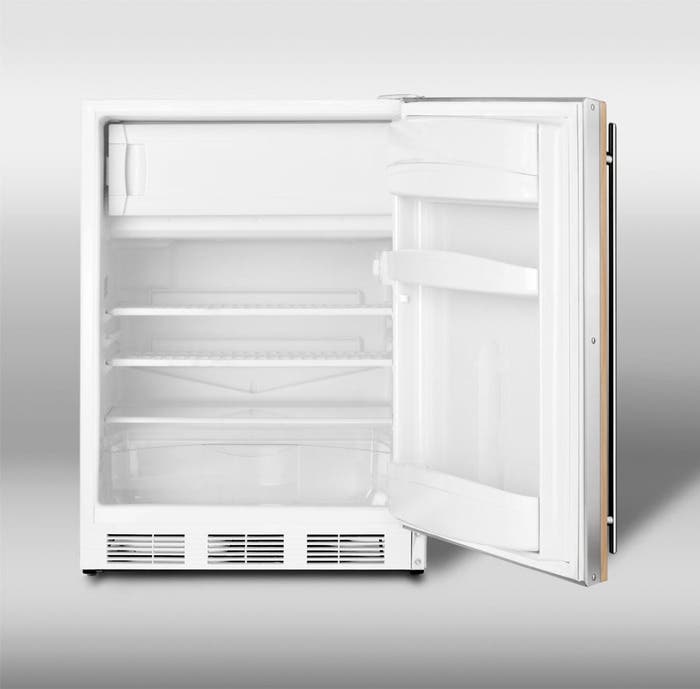 Summit CT67IFADA ADA compliant freestanding refrigerator-freezer in...