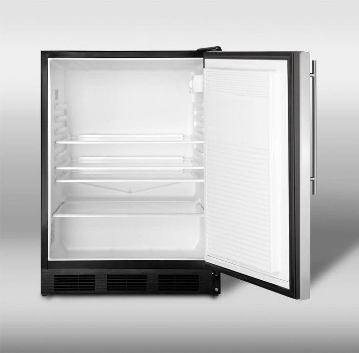 Summit FF7BSSHVADA Commercially approved freestanding all-refrigerato...