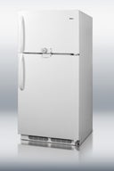 20.9 cu.ft. refrigerator-freezer with dual combination lock and frost-free operation