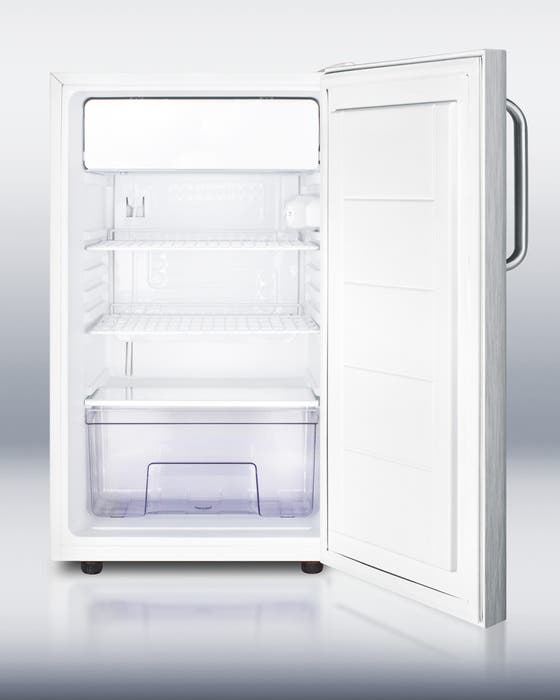 Summit CM4057SSTBADA 20" wide freestanding refrigerator-freezer