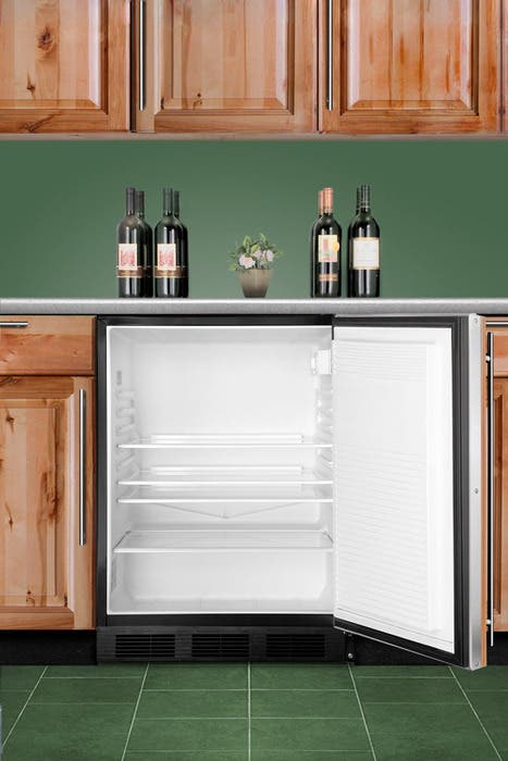 Summit FF7LBLBIIFADA 32" high ADA compliant refrigerator in black