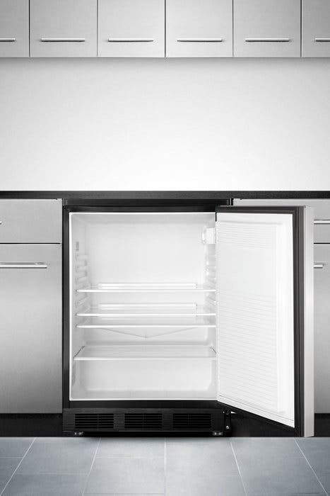 Summit FF7LBLBISSHHADA 32" high ADA compliant built-in undercounter refri...