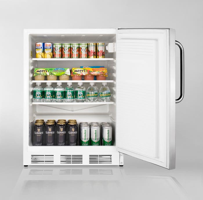 Summit FF7SSTBADA Commercially approved freestanding all-refrigerato...