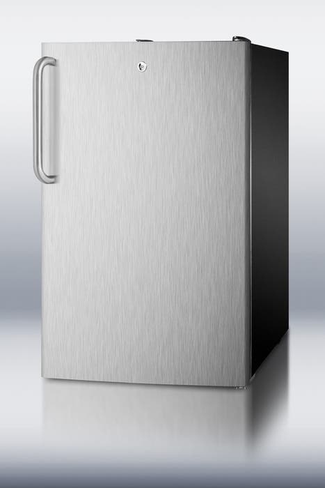 Summit CM421BL7BISSTB 20" wide built-in refrigerator-freezer