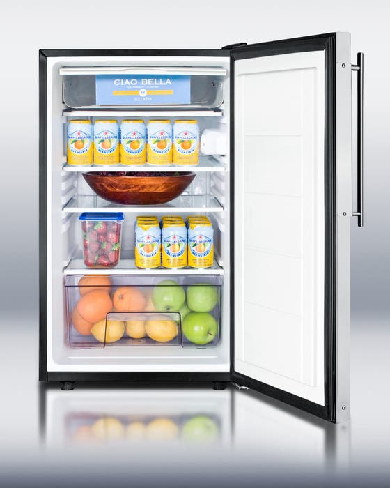 Summit CM421BL7FR Panel Ready with Stainless Insert Frame