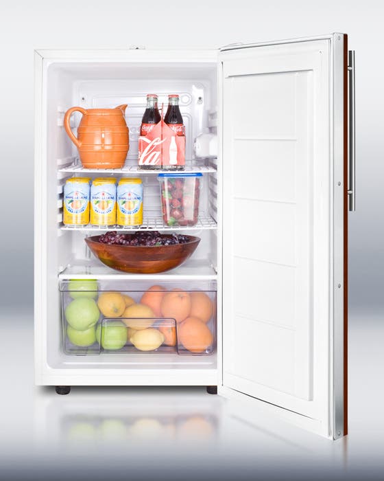 Summit FF511L7IF 20" wide counter height all-refrigerator