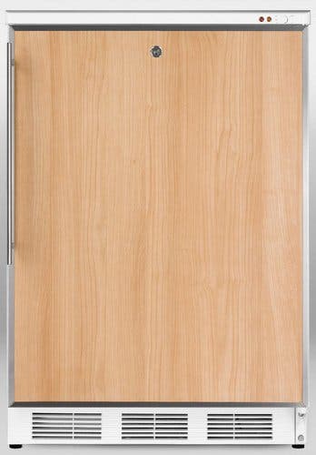 Summit VT65MLFR Stainless Frame, Lock, Requires Panel