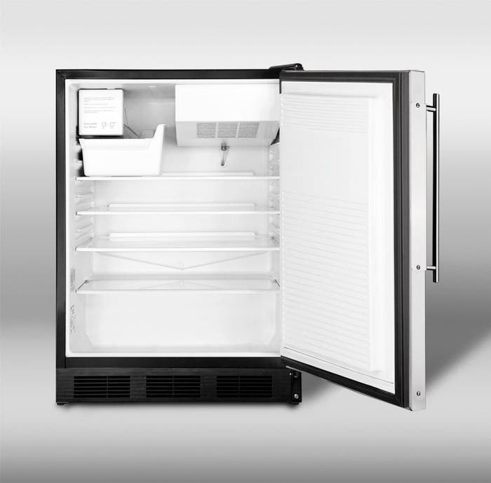 Summit SCFF55LBLFRADA ADA compliant built-in undercounter all-freezer