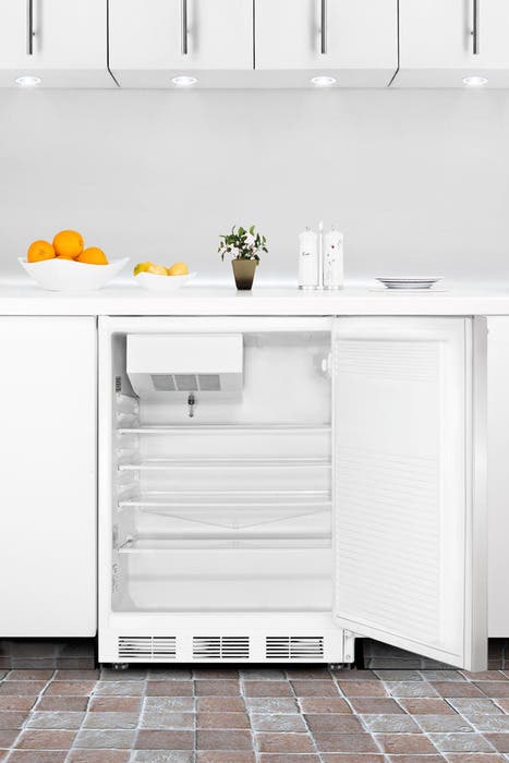 Summit SCFF55LSSHHADA ADA compliant built-in undercounter frost-free fre...