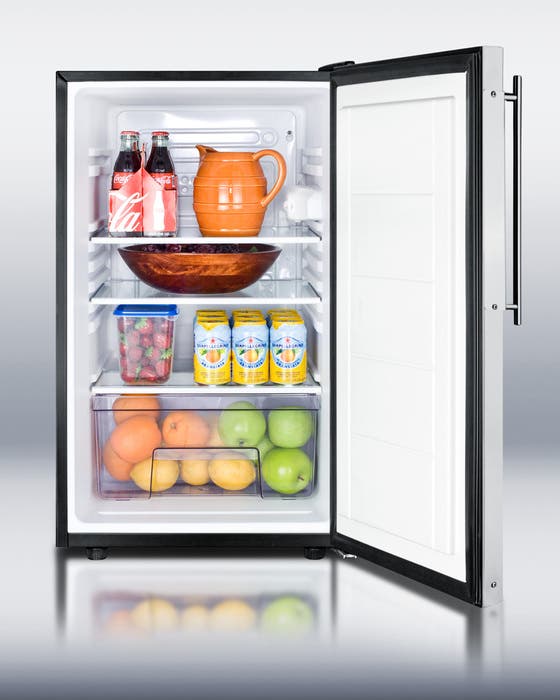 Summit FF521BLFRADA 20" wide counter height all-refrigerator