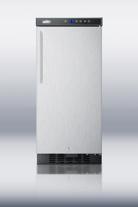 Summit SCR1536x Stainless Steel with Horizontal Handle