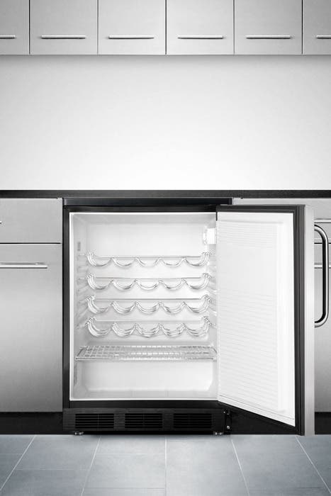 Summit SWC6BLBISSTB Stainless Steel
