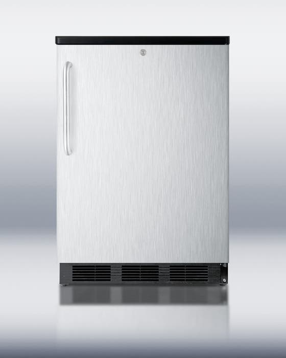 Summit SWC6BLSSTB Stainless Steel