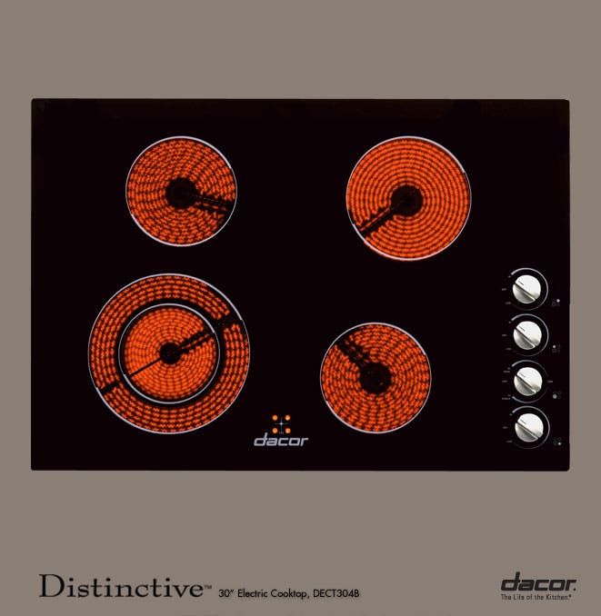Dacor DECT304B Black Ceramic Glass