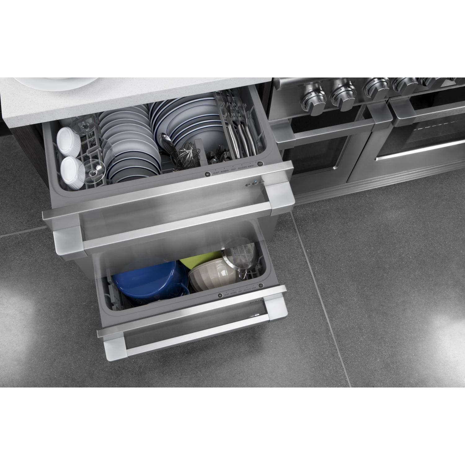 Fisher Paykel DD24DUT7 Stainless Steel with Square Handle