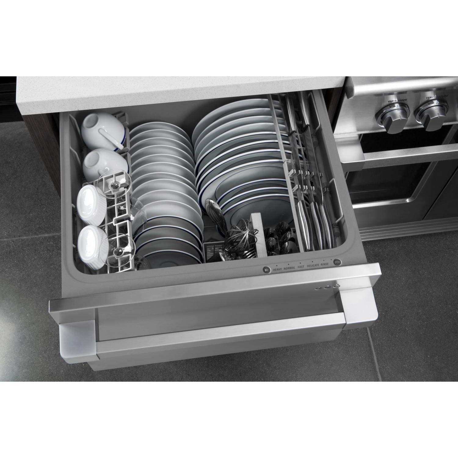 Fisher Paykel DD24DUT7 Stainless Steel with Square Handle