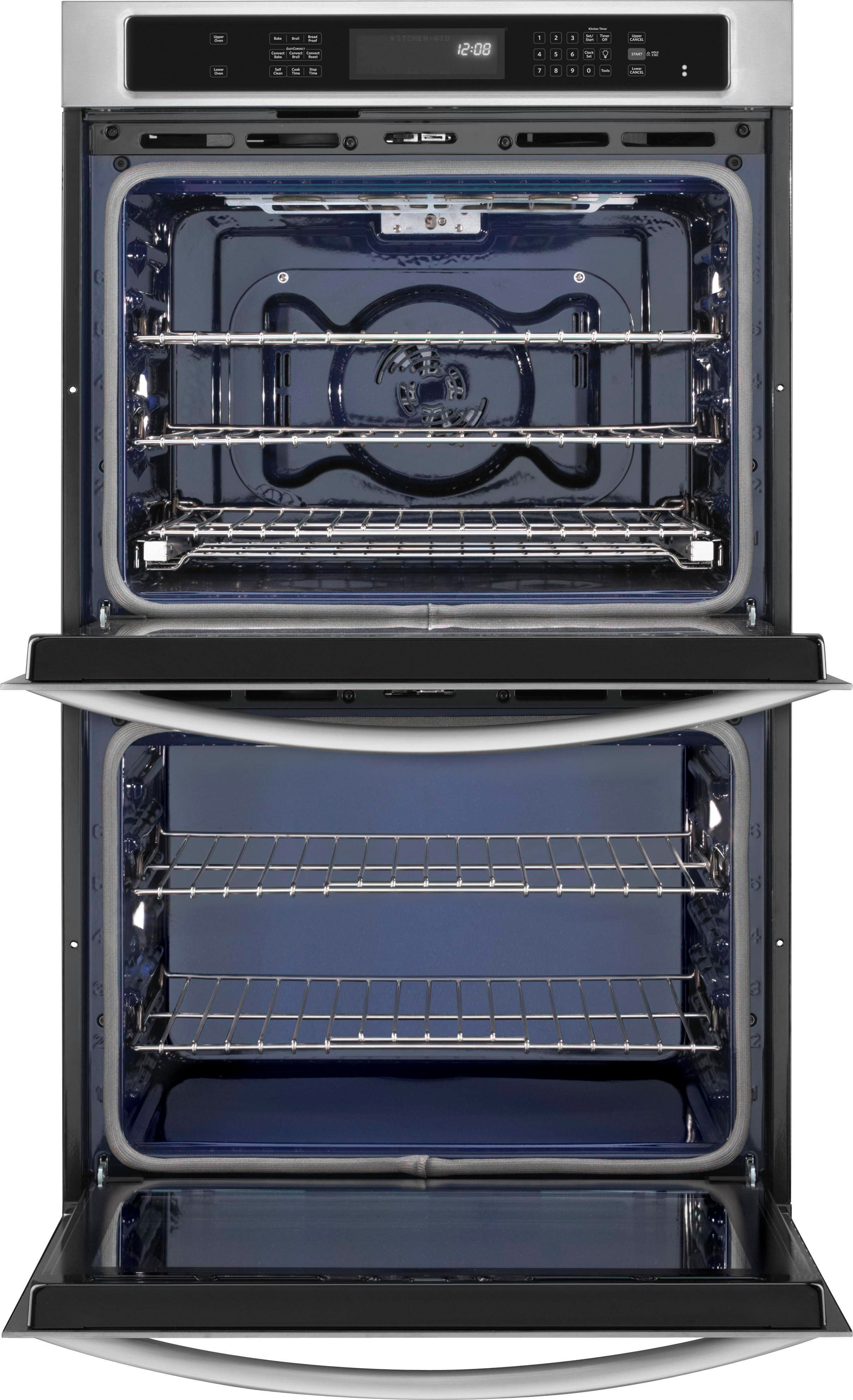 KitchenAid KEBS277BSS 27" Double Electric Wall Oven