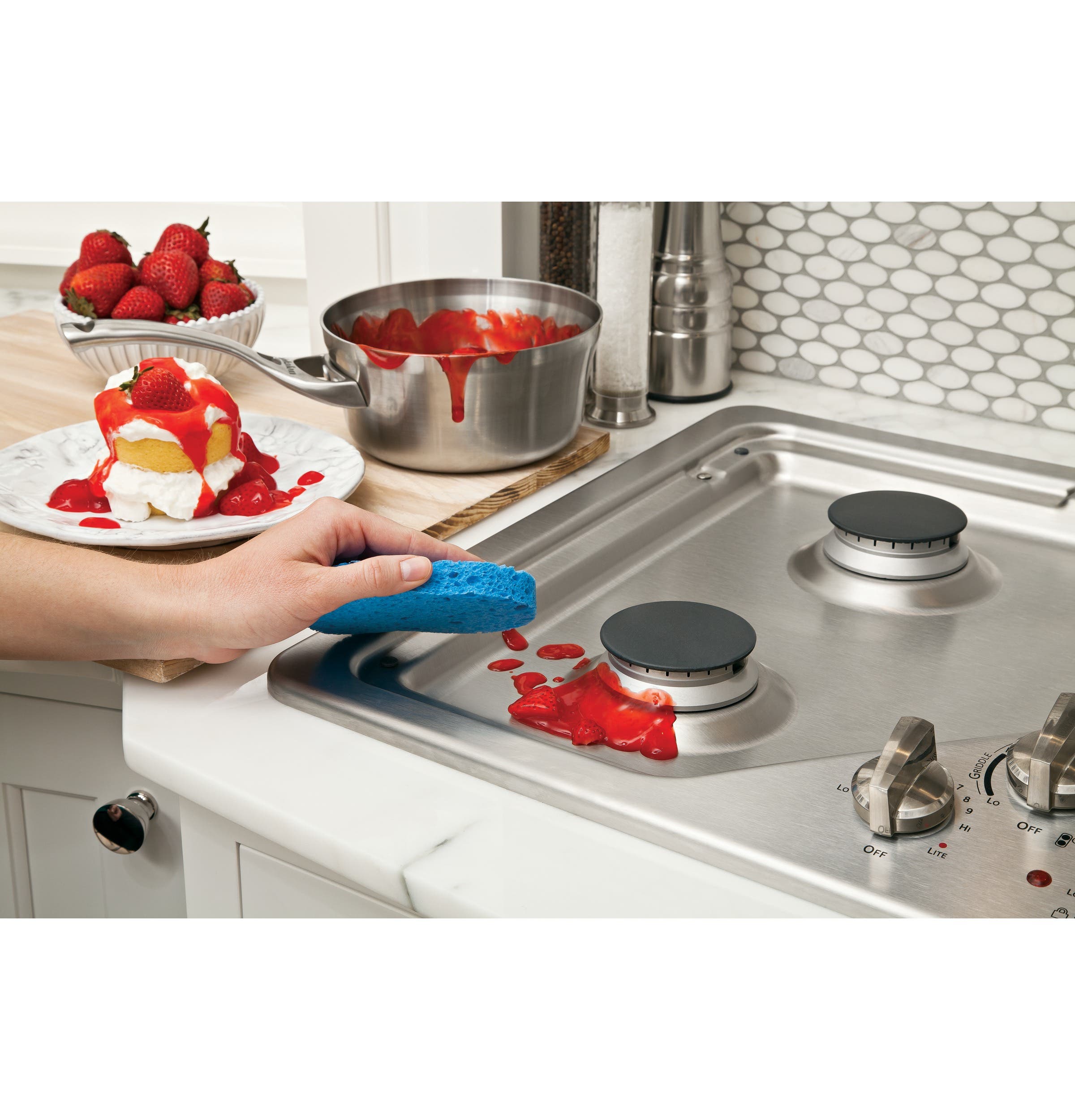 GE PGP986SETSS 36 Inch Gas Cooktop
